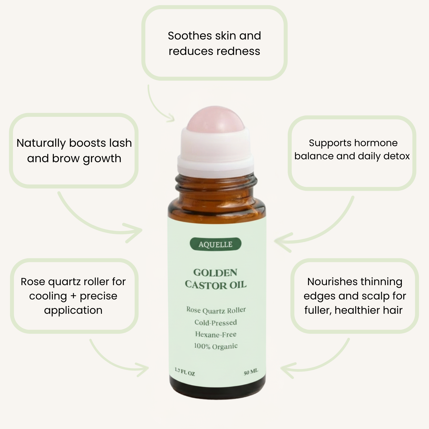 Organic Golden Castor Oil Roll-On