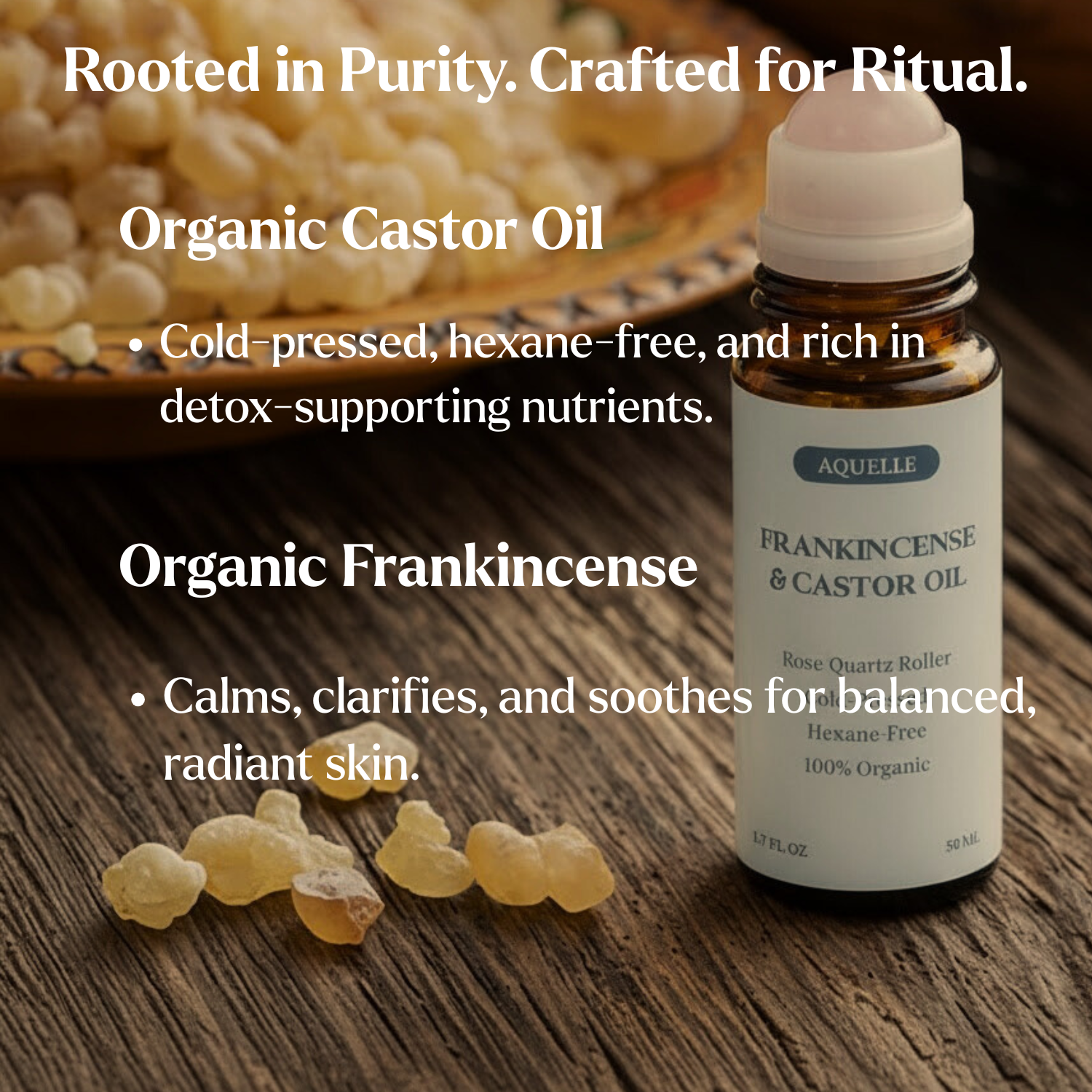 Organic Castor & Frankincense Oil
