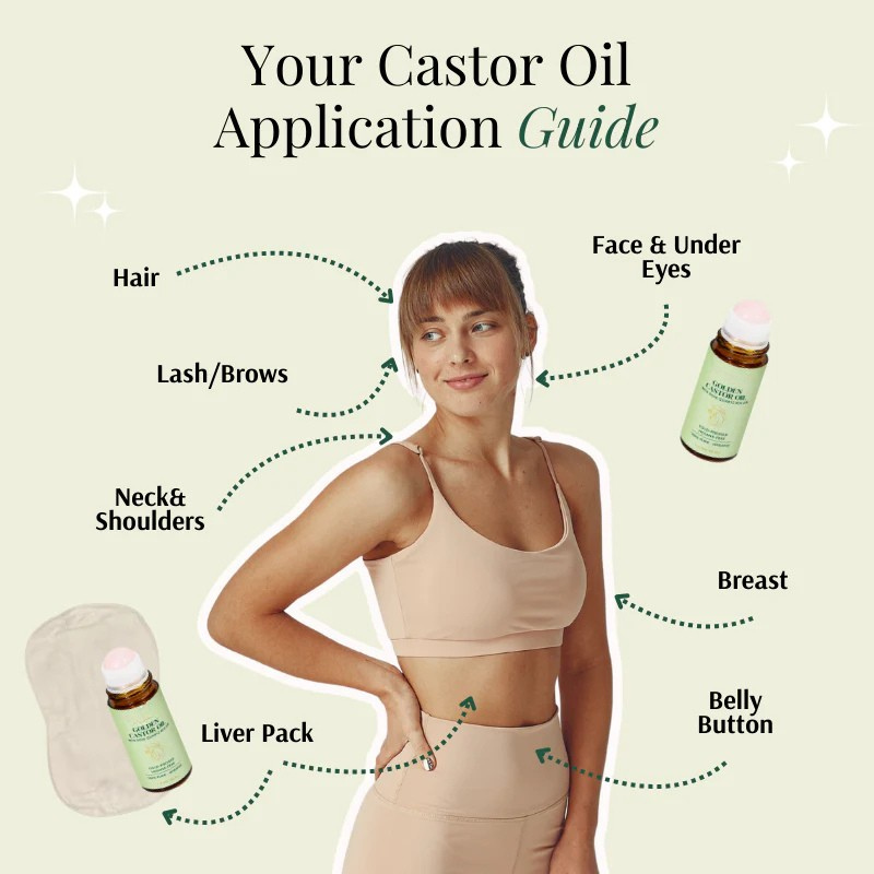 Organic Golden Castor Oil Roll-on