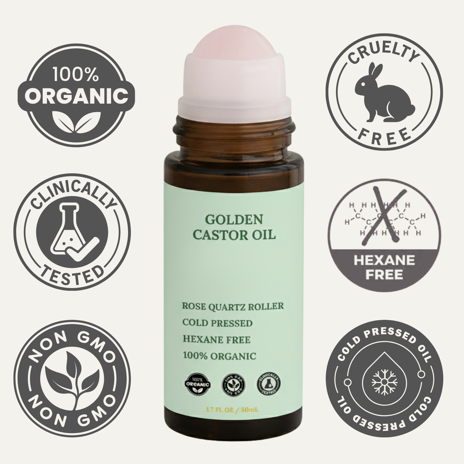Organic Golden Castor Oil