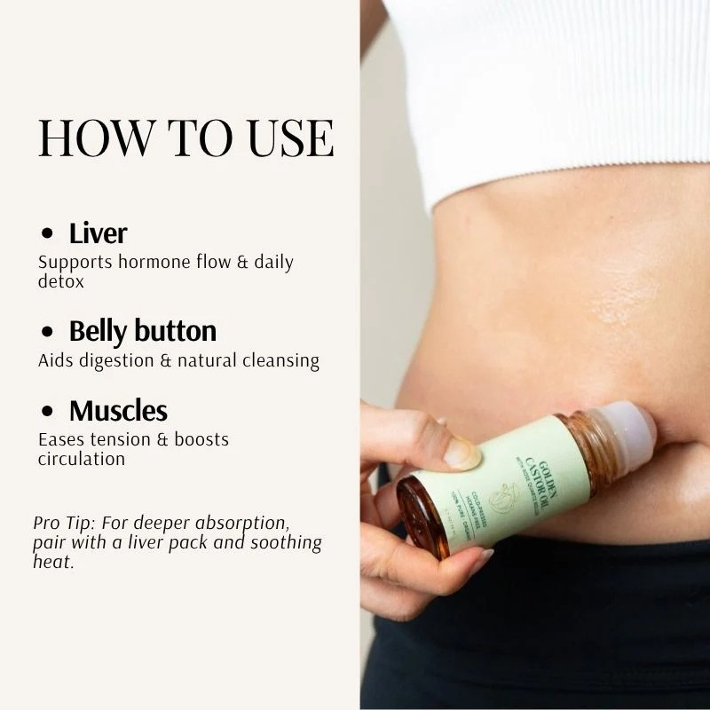 Organic Golden Castor Oil Roll-on