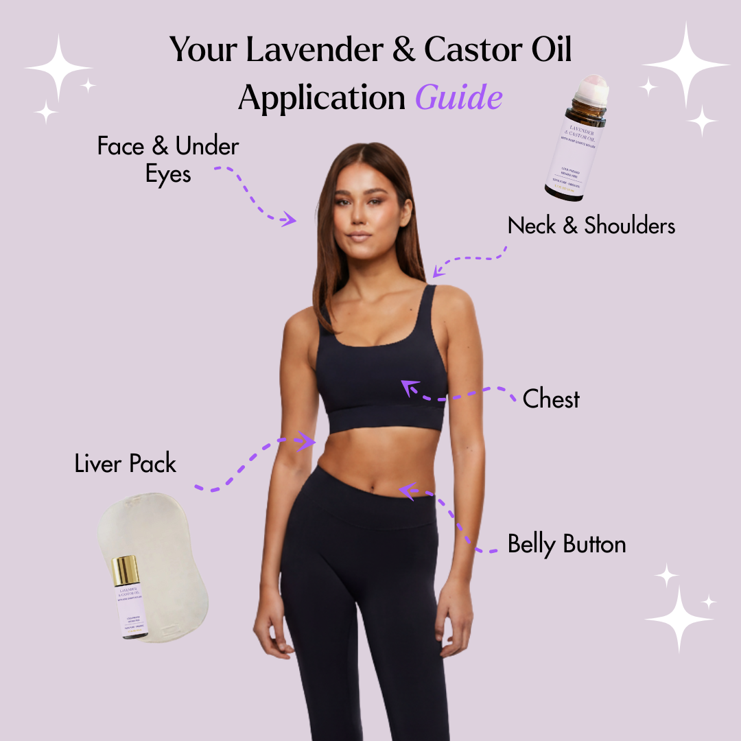 Organic Castor Oil Roll-on With Lavender