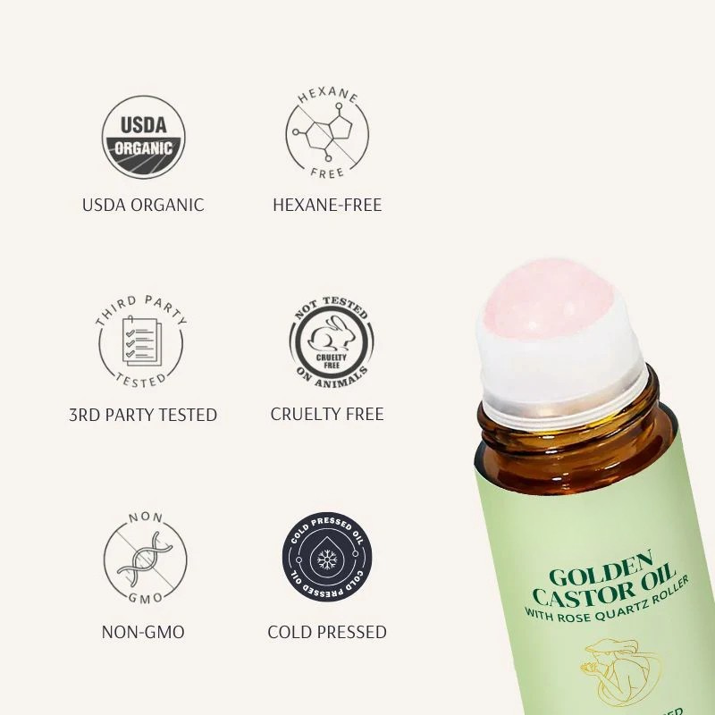 Organic Golden Castor Oil Roll-on