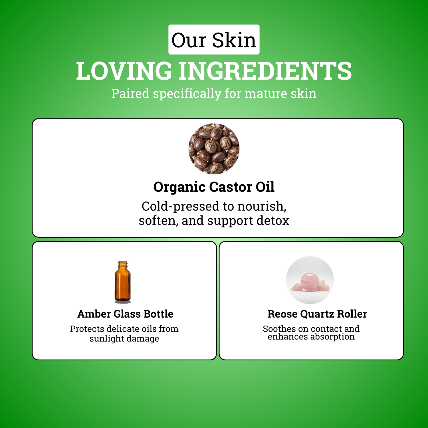Organic Golden Castor Oil Roll-On