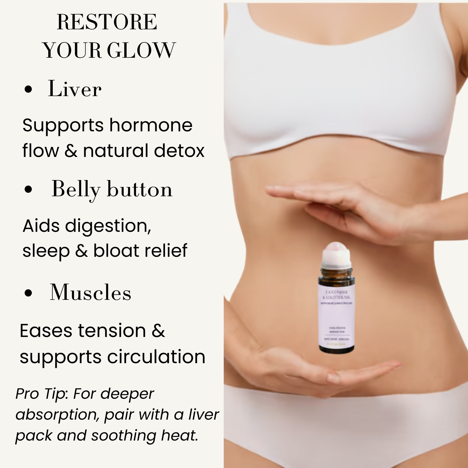 Organic Castor Oil Roll-on With Lavender